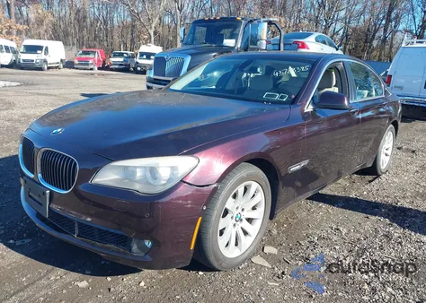 2011 BMW 750I xDrive from USA, damaged, VIN WBAKC6C56BC395326